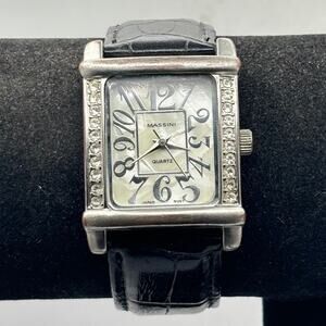 Black & Silver Massini Men's Watch